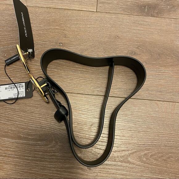 DOLCE & GABBANA Logo Belt 75 - Picture 3 of 9